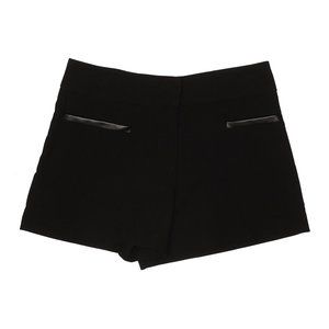 Aqua Black Mid Rise Shorts